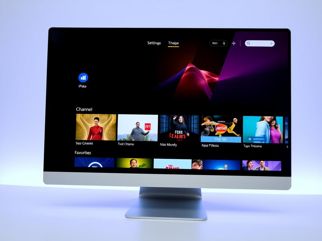 iptv service interface