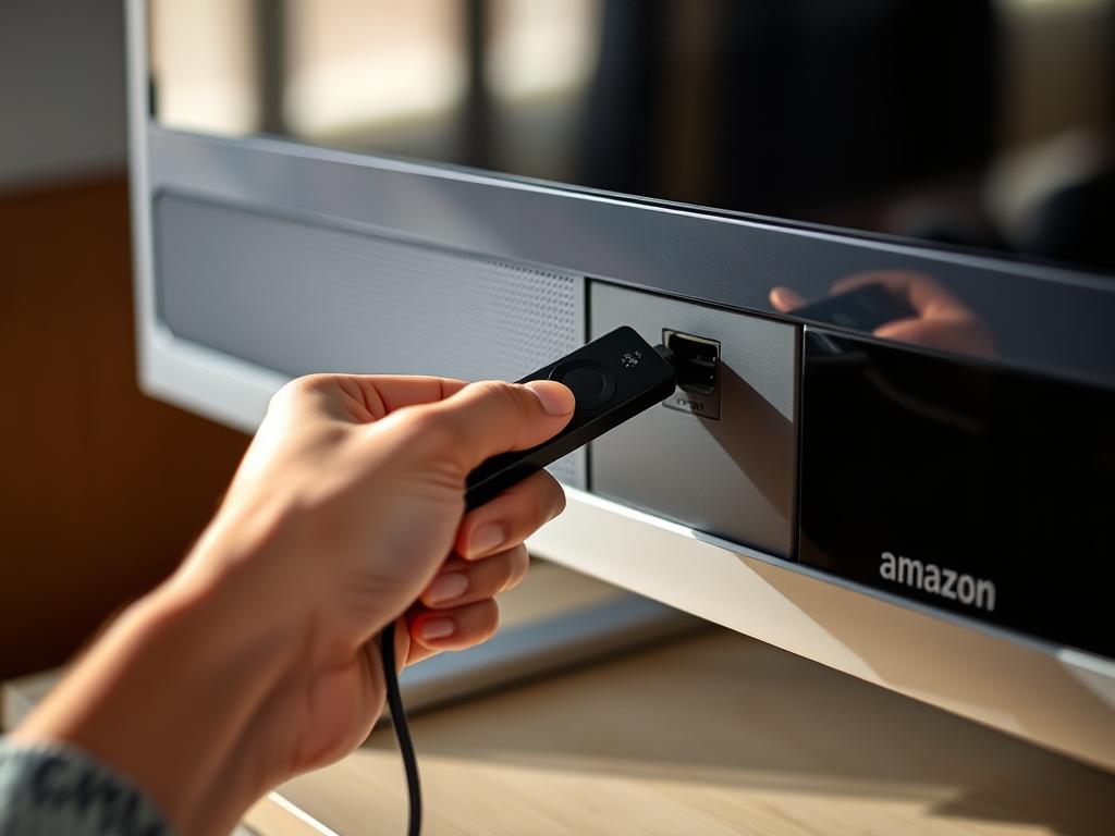 connecting firestick to tv